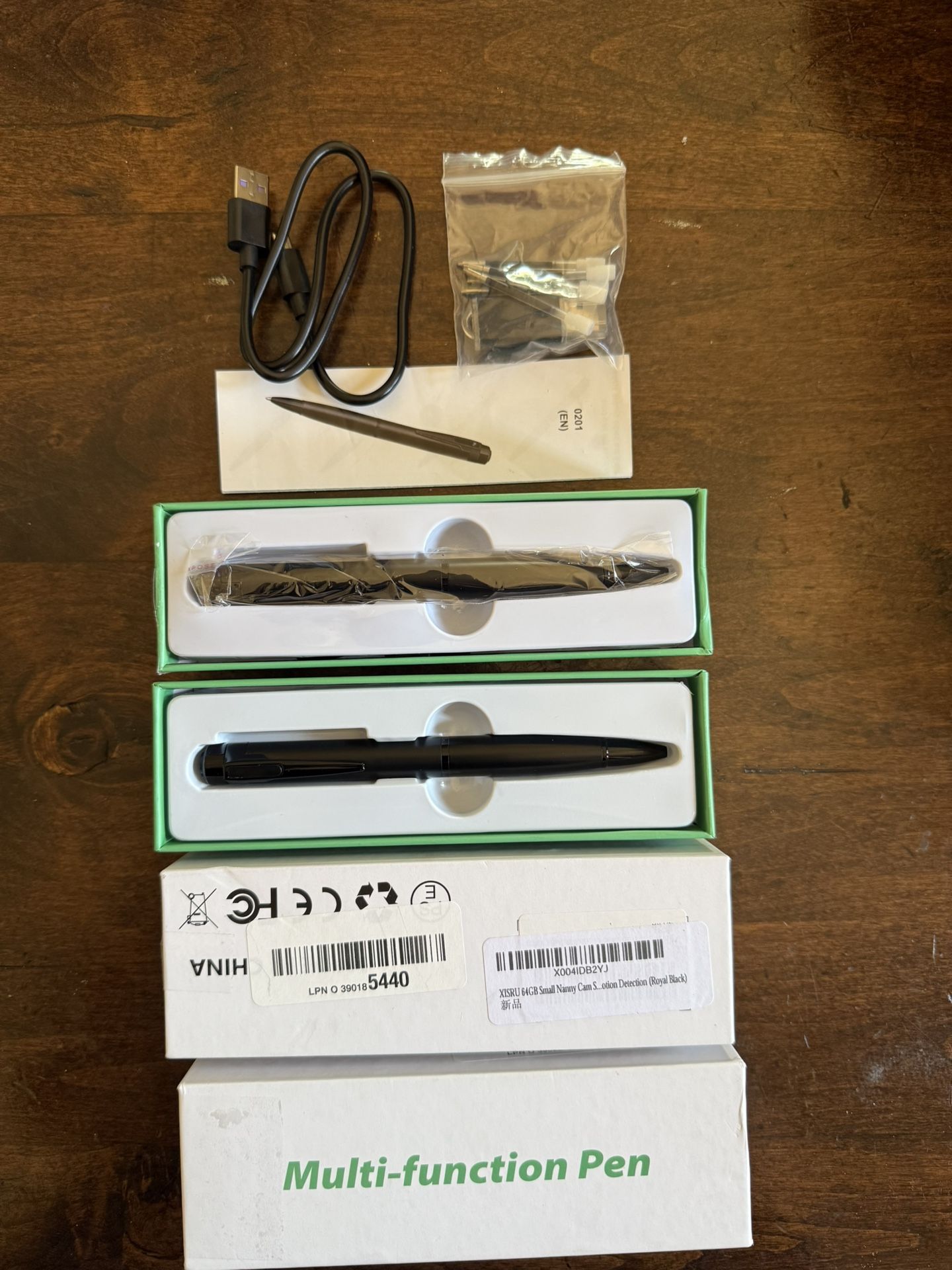 1 Nanny Cam Recording Pens