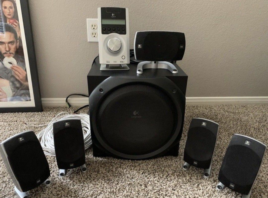 Logitech Z5500 Surround Speaker System (Mint)