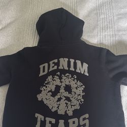 Denim University Zip Hoodie Black M / Black