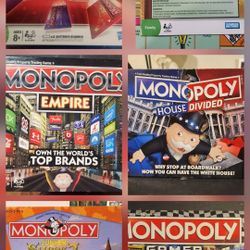 2000-2009 COMPLETE Monopoly Games ($15 Each )