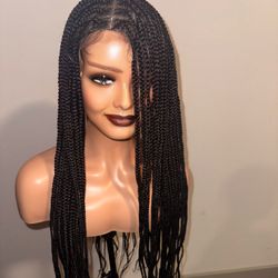 Full Lace Box Braids 40in Wig