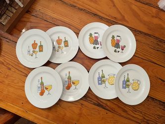 Set Of 8 Appetizer / Dessert Plate - No Chips Or Cracks! 🎁 