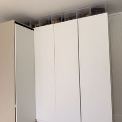 White IKEA Pax Doors
