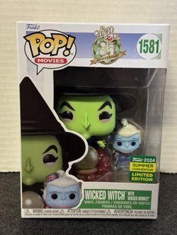 Funko Pop Wicked Witch Winged Monkey SDCC 2024 Summer Convention In Hand
