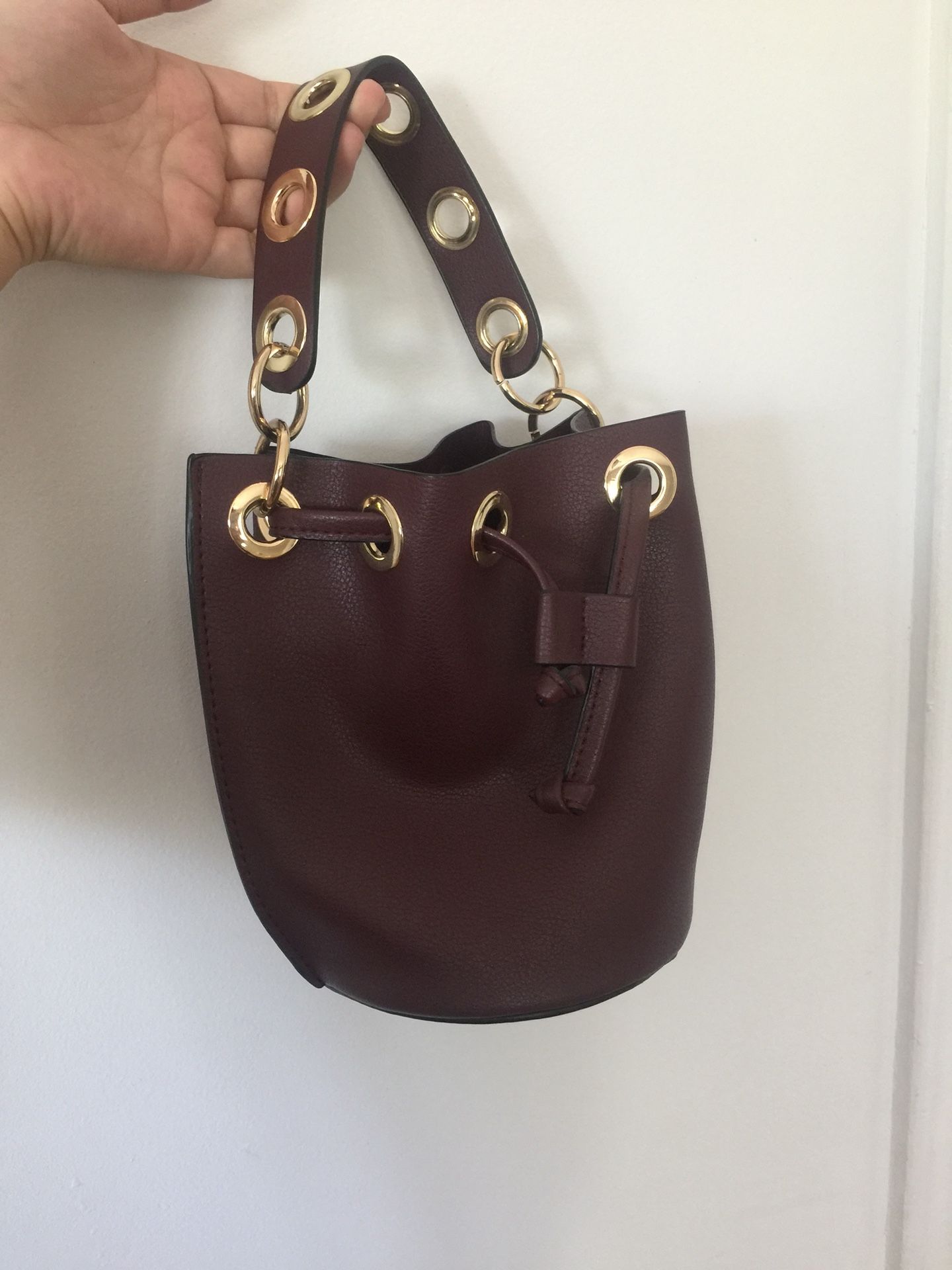 Wine Bucket Bag from Zara