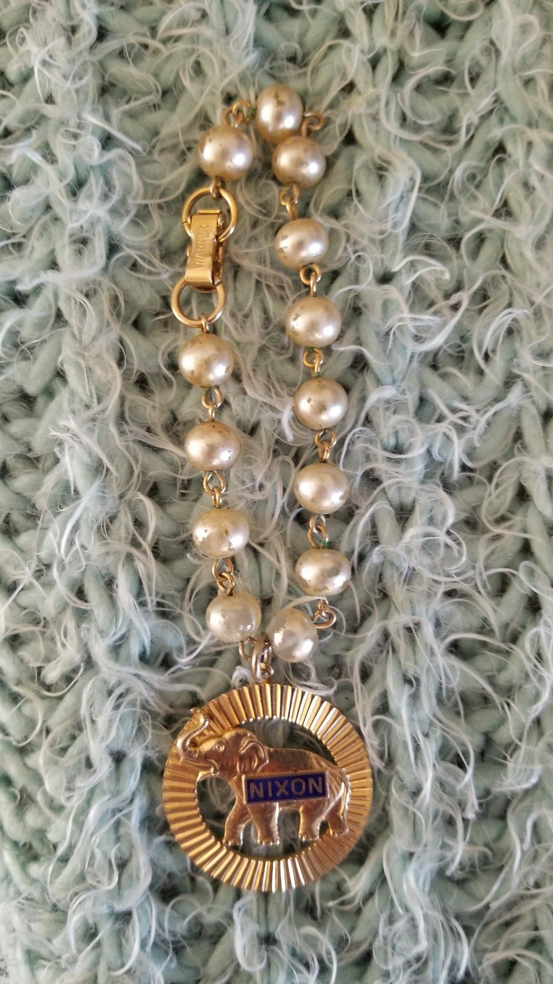 President Richard Nixon Campaign Bracelet