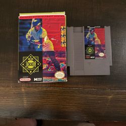 Bo Jackson Baseball NES Game with Box