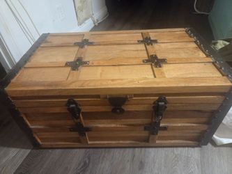 Rustic large wooden storage