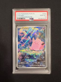 PSA 10 Clefairy IR 094/088 POR Perfect Order Pokemon TCG Card