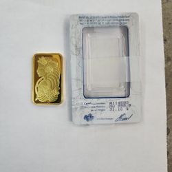 1 oz Gold Bar Pamp