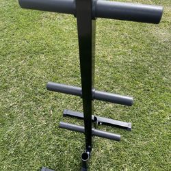 Weight Plate Tree And Barbell Holder 