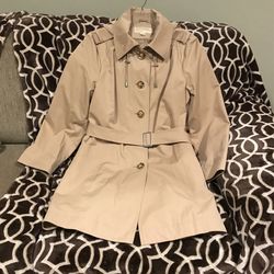 Women’s Hooded Belted Trench Coat
