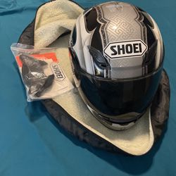 shoei brand motorcycle helmet