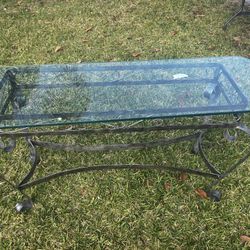 Rectangular Glass Table