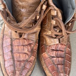 Vibram Crocodile/Ostrich Shoes 