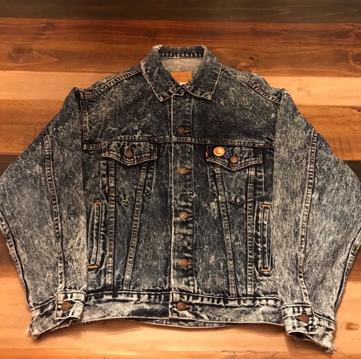 1980’s Vintage Levi’s Acid Wash Jean Jacket