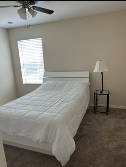 One Full Bed With Mattress