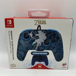 PDP - REMATCH Wired Controller Zelda Glow In The Dark for Nintendo Switch (B15)