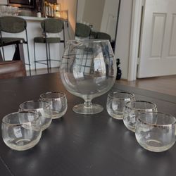 Vintage Crystal Princess house Glasses