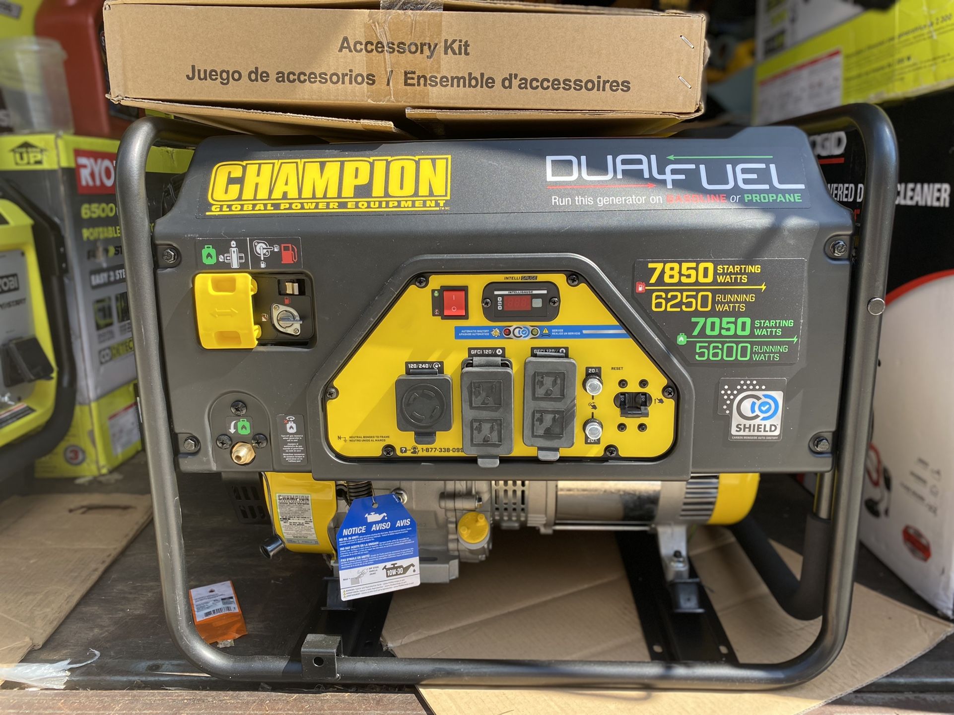 Champion Dual Fuel 6250watt Generator 