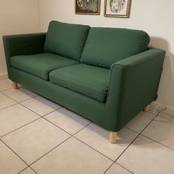 Green IKEA Parup loveseat great condition
