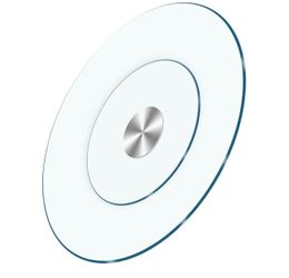 Round Glass Lazy Susan Turntable