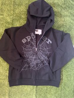 Black spider zip