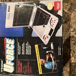 1989 NES U-Force Controller NEW Open Box Complete Rare Nintendo