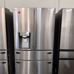 LG LRMXS3006S 30CuFt InstaView Door-in-Door Refrigerator NEW 50% OFF $2000