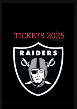 Raiders tickets 2025