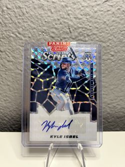 2021 Panini Mosaic Kyle Isbel Scripts Auto RC