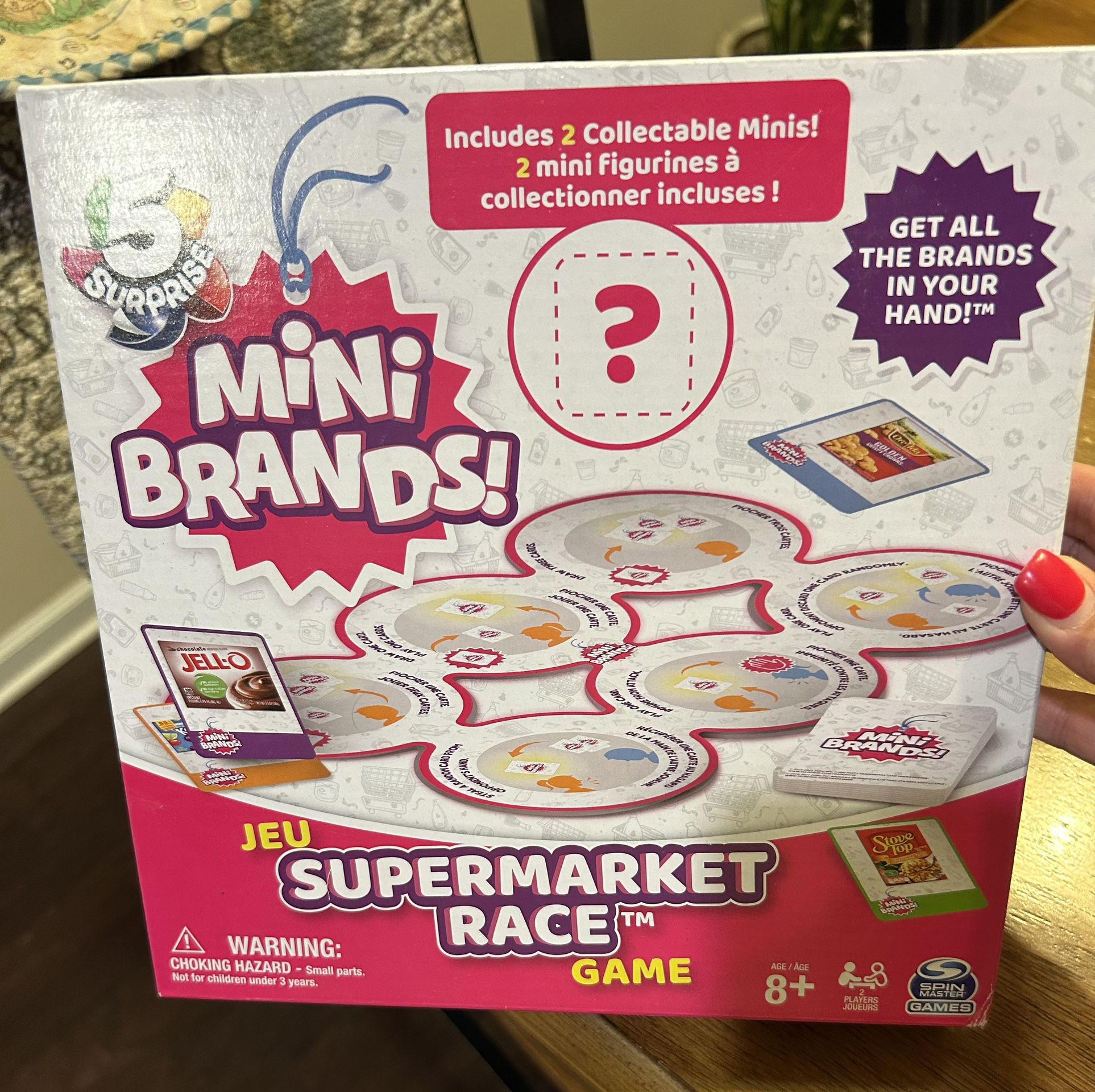 Kids Mini Brands Supermarket Race Game. New