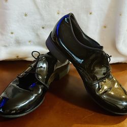 Capps Military Uniform Dress Shoes Oxfords Shiny Black Women's Size 7