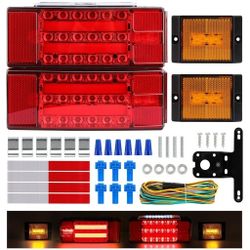 12V Submersible LED Trailer Lights Kit