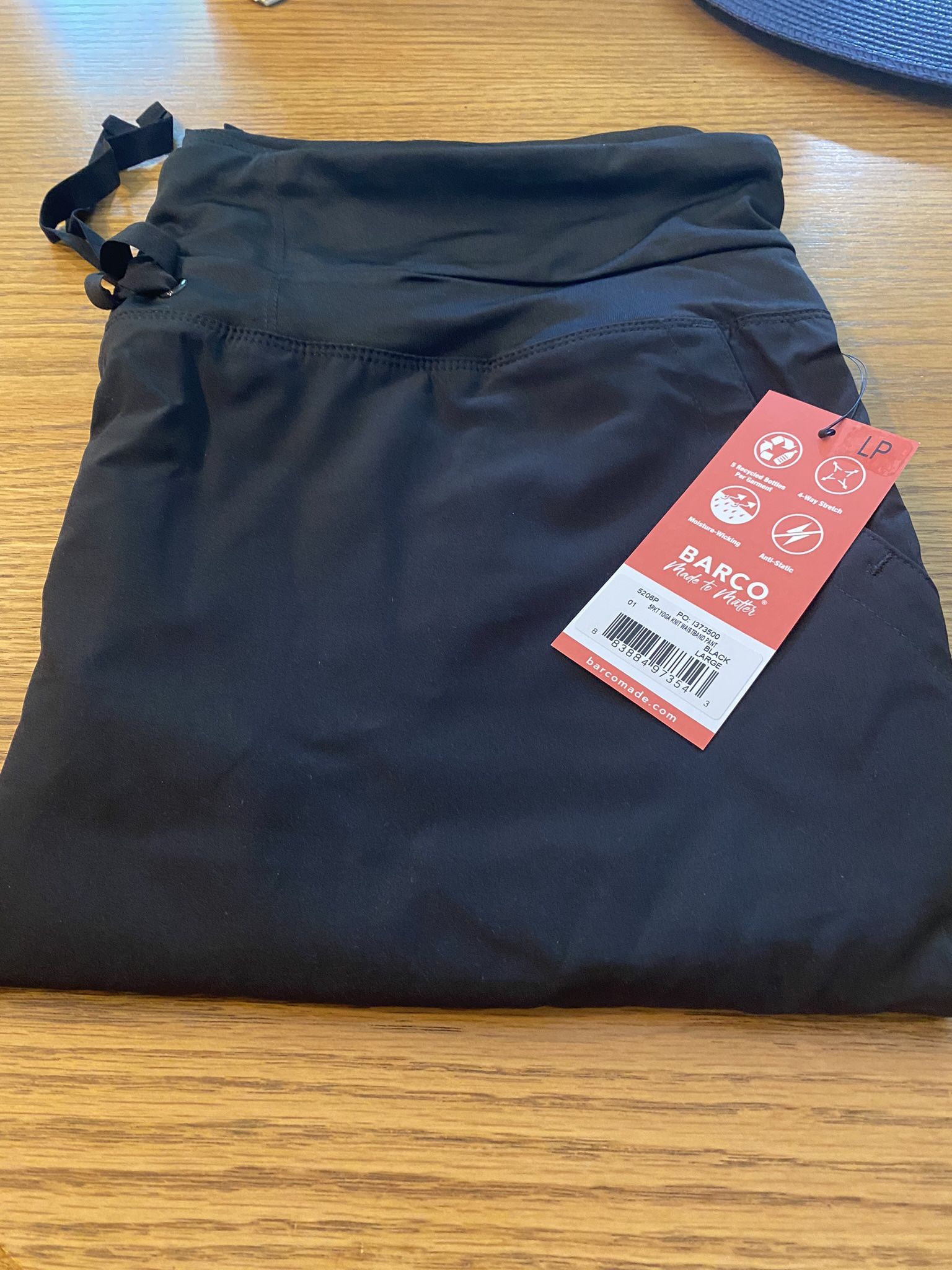 Barco Black Scrub/ Uniform Pants LP