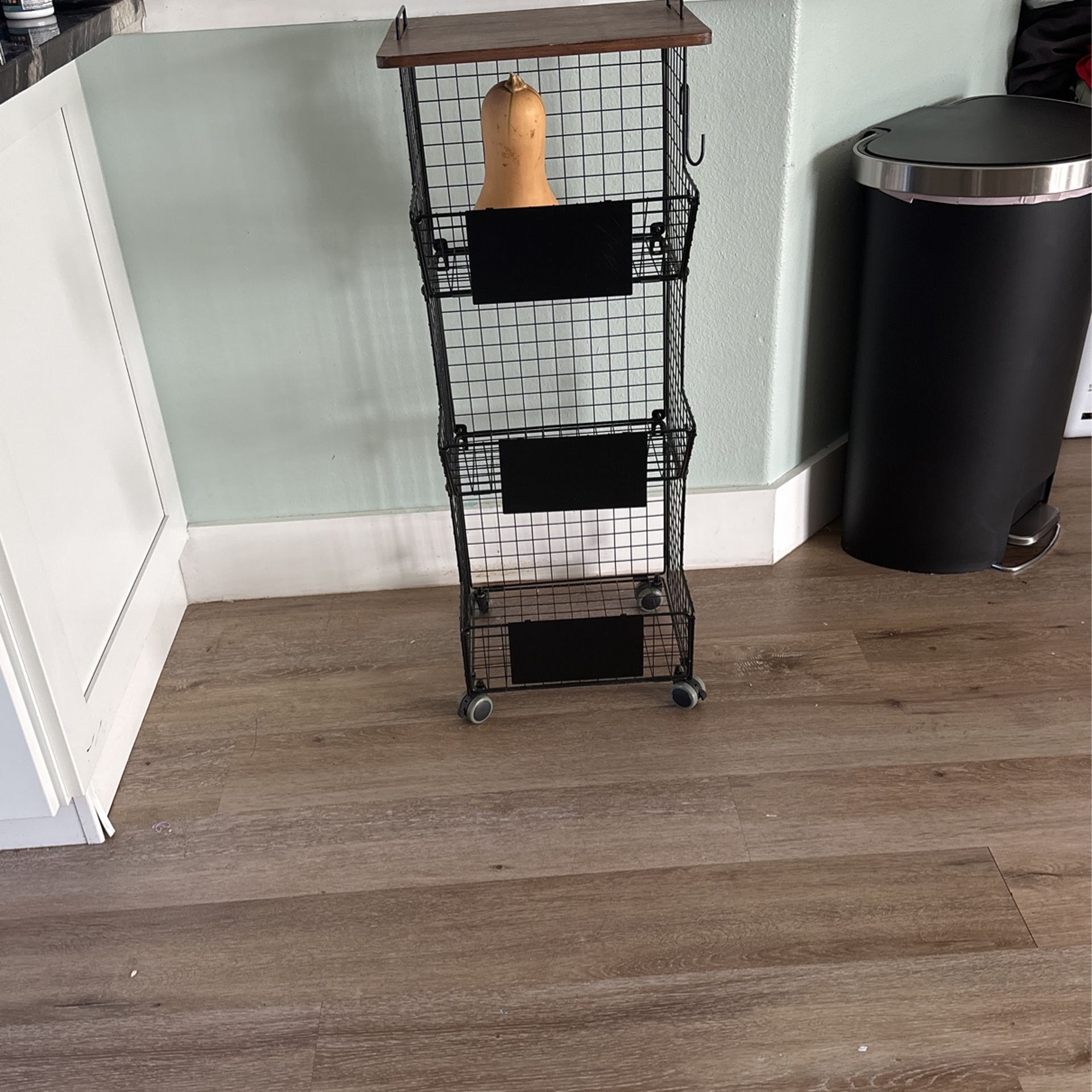 Cart Basket Shelve On Wheels