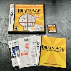 Brain Age For Nintendo DS