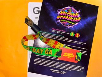 Nocturnal Wonderland 2026 2-Day GA Wristband