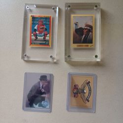 Precious Metal Collector Cards Gold and Platinum Football, Baseball, Harley Davidson, Crazy Horse. 
