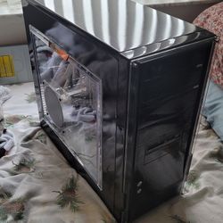 NZXT Alpha Black Steel ATX Mid Tower Computer Case with Open Window