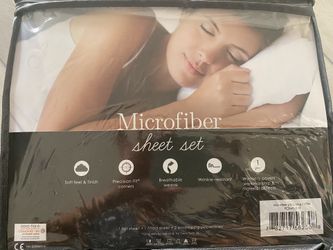 King Microfiber Sheet Set(New)
