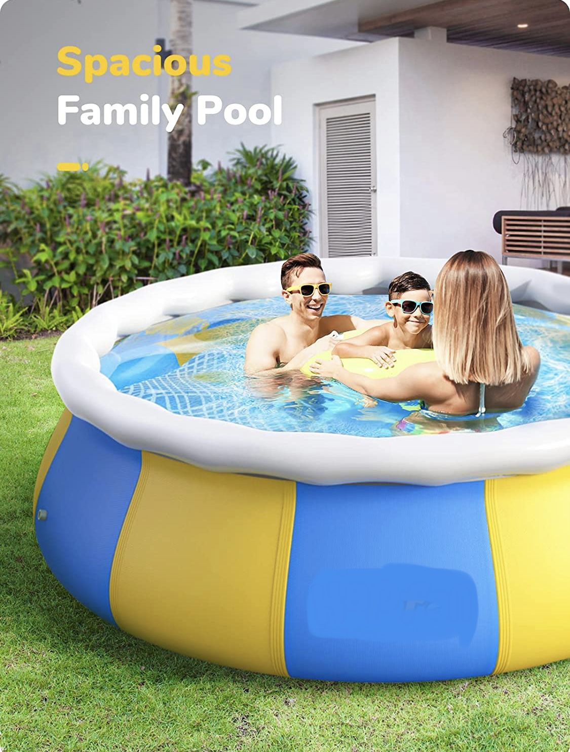 New in box: 10ft Inflatable Above Ground Pool