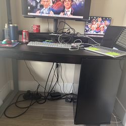 Black Office Desk