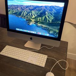 2017 Apple iMac 21.5-inch 4K Retina display 8gb Ram 1tb Hdd. Ventura macOS. Apple Wired Keyboards And Mouse.  Works Great