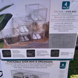 4 Pack Stackable Organizer