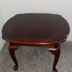 Cherry Wood Side Table 