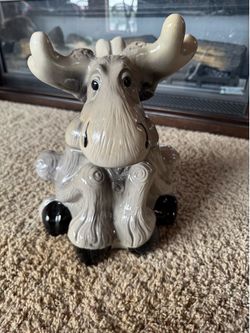 Vintage Moose Cookie Jar
