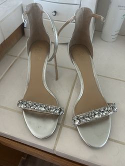 Silver Party Heels