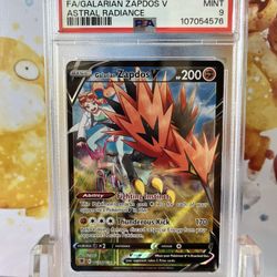 PSA 9 MINT Galarian Zapados Trainer Gallery Pokémon Astrial Radiance 