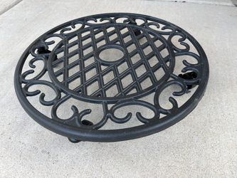 Cast Iron Plant Caddy 17” 